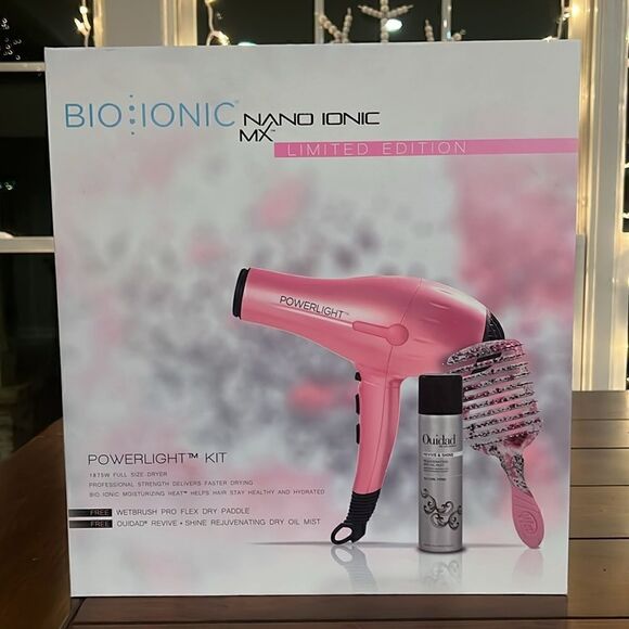 BIO IONIC Camo Corrusion Powerlight Hair Dryer Set BRAND NEW IN BOX GREA… - Picture 1 of 12
